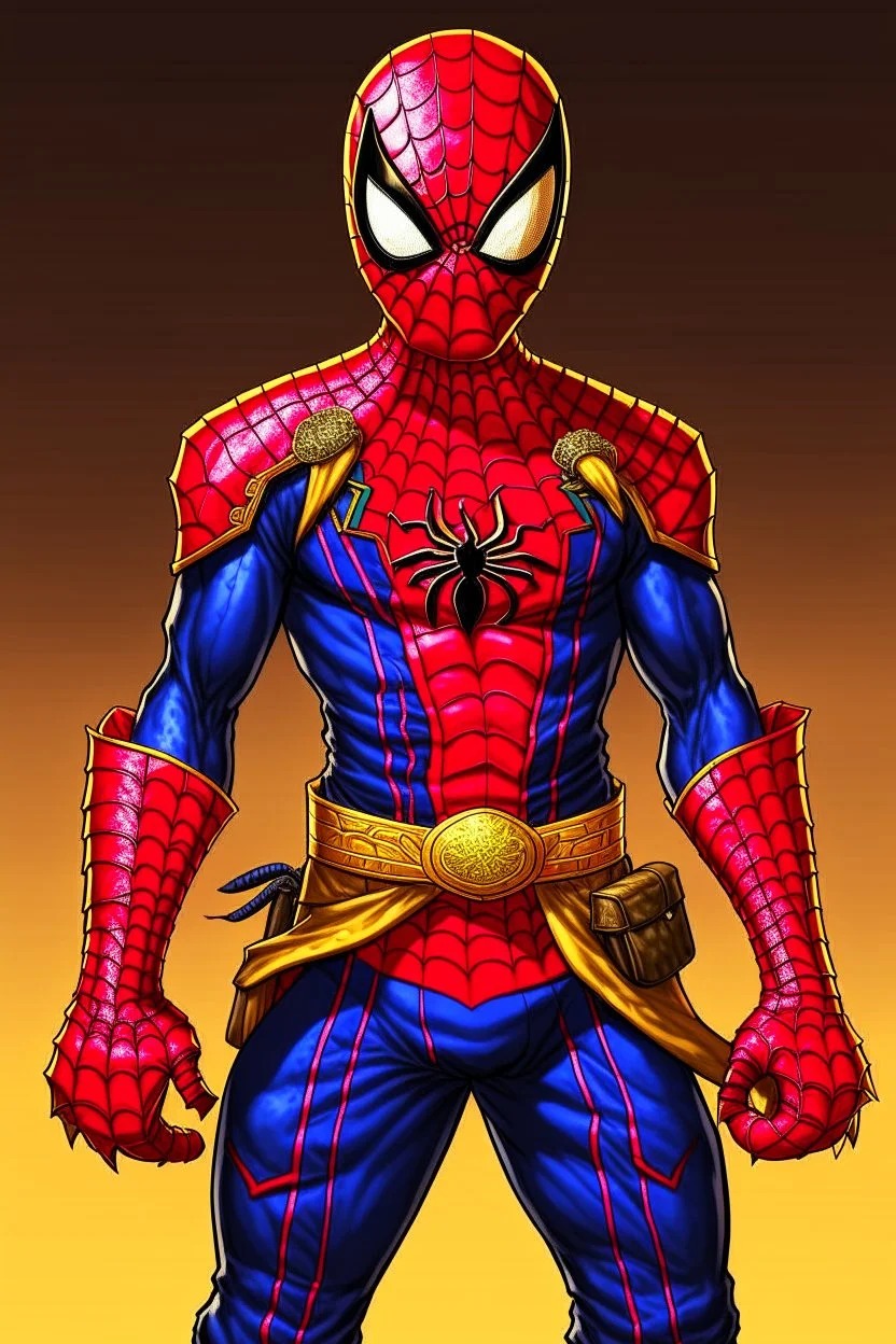 Spider-Man in Japanese Montsuki Suit