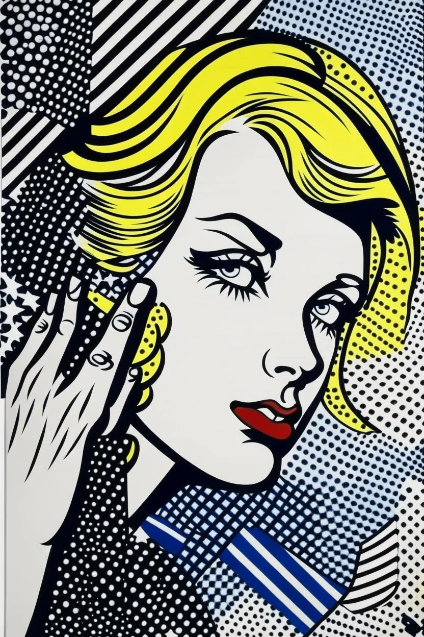 PEACE style of roy lichtenstein