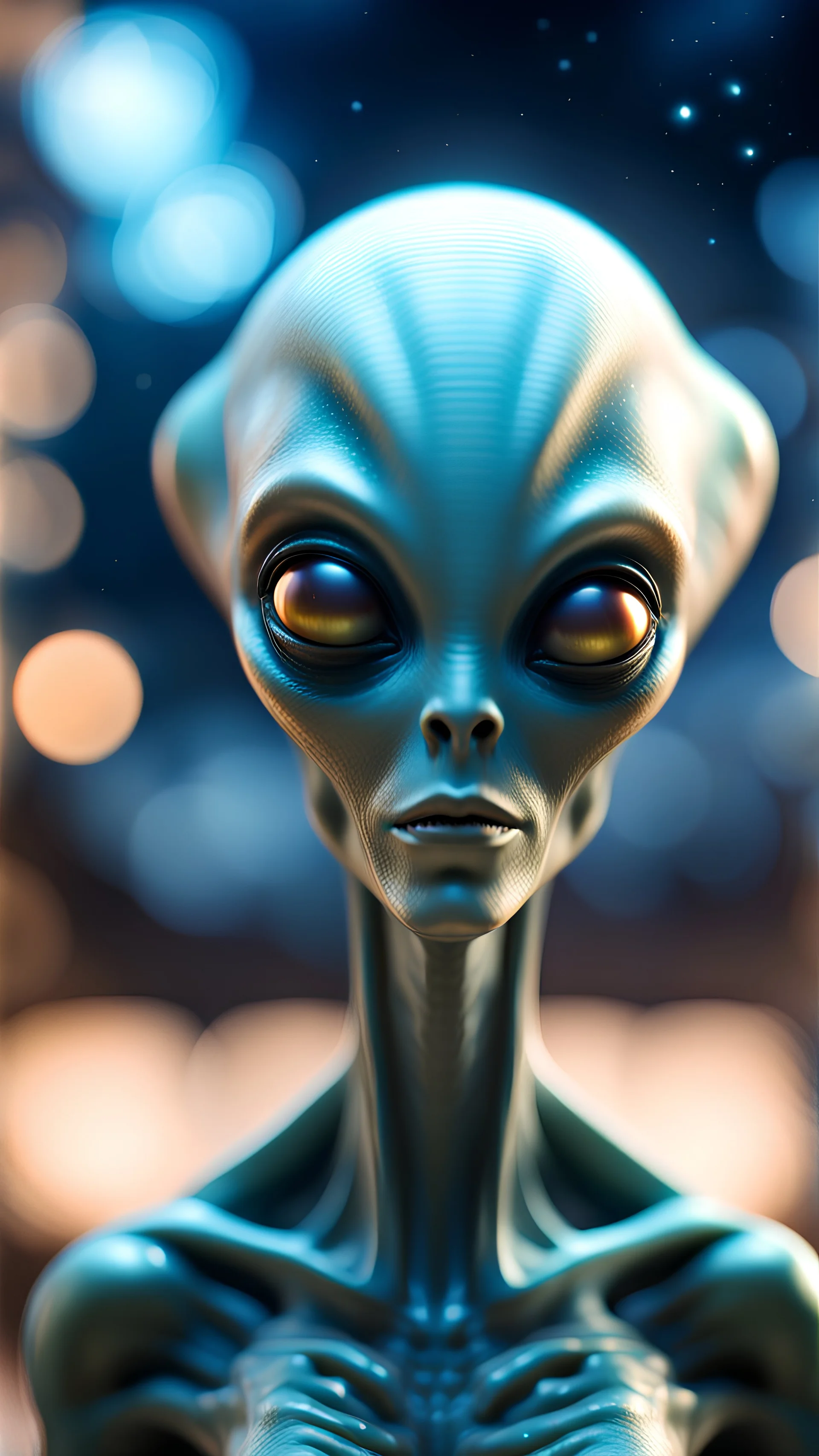 alien virgin in heaven,bokeh like f/0.8, tilt-shift lens 8k, high detail, smooth render, down-light, unreal engine, prize winning