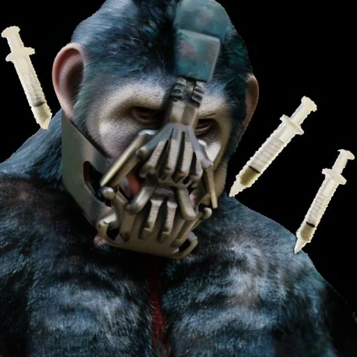 Ape earing Bane mask