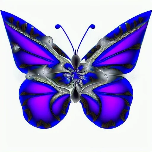 fractal butterfly highly detailed