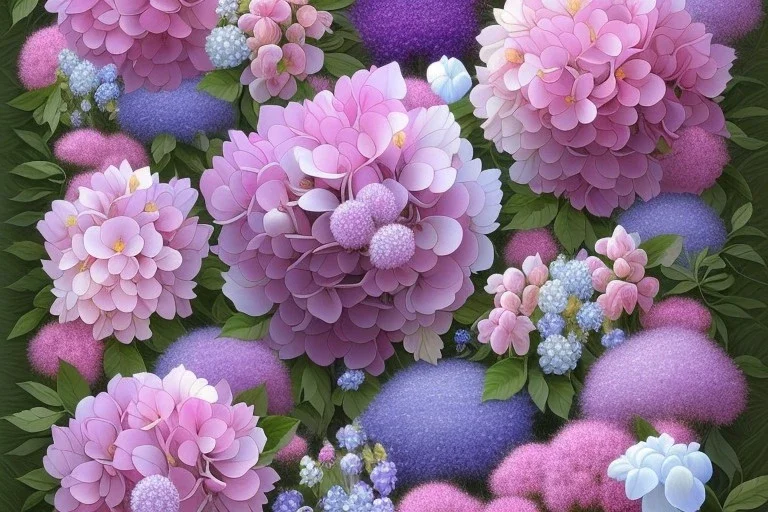 a magical crystal flower lys bougainvillier,pink hydrangeas, arbor of pink wisteria, blue gold house crystal castle in wood of pink wisteria, magnolias pink,blue lake,sun,white swanns,pink vertical, blue lake,sharp, vines, candlelit, endor, ornate, elegant, highly detailed, artstation, concept art, smooth, sharp focus, illustration, 8k, splash art, wallpaper, key visual