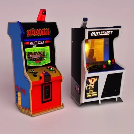 miniature scene arcade