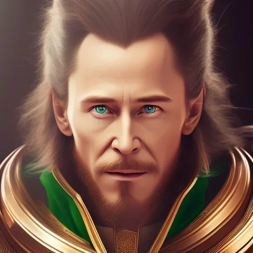 anime loki norse mythology face 8k quality