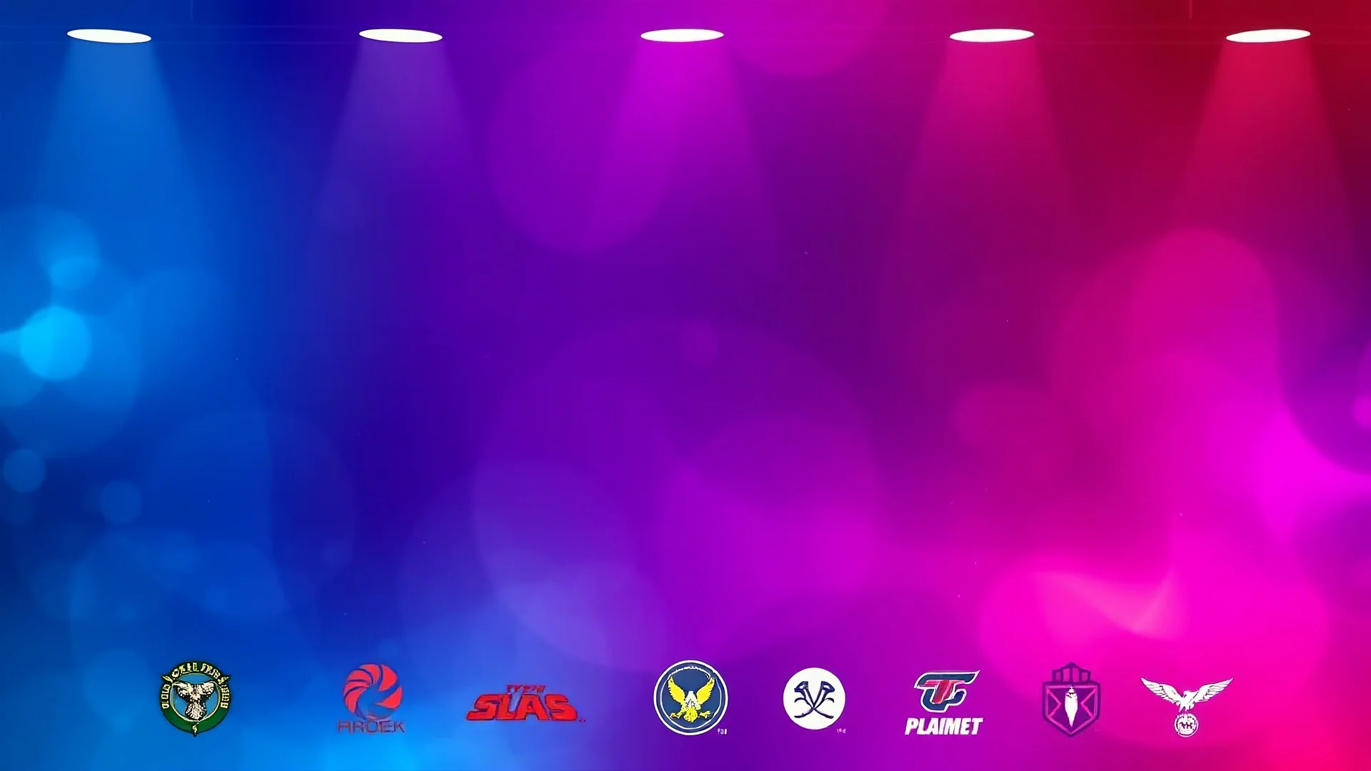 A background design suitable for a fitness club with an amazing color theme and some famous sports logos at the bottom of the image.