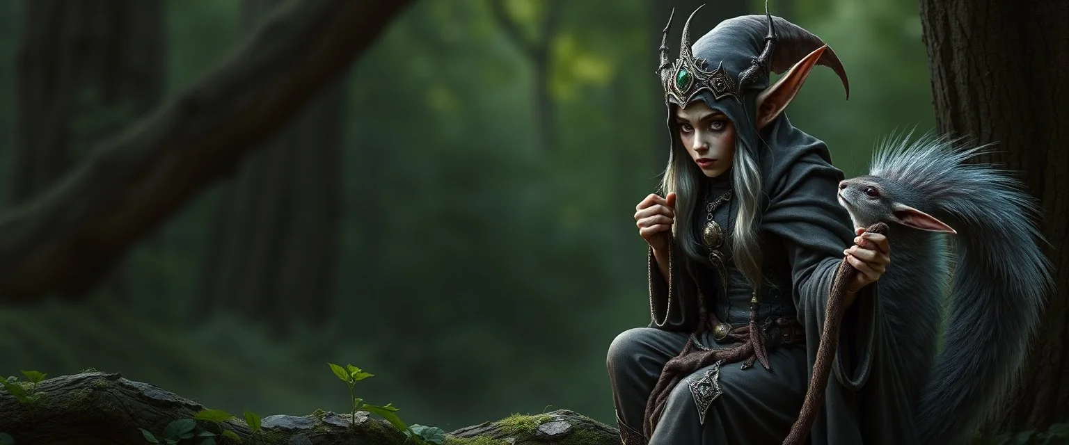 squirrel orc elf queen priestess