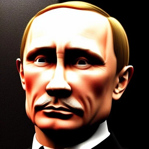 Putin as hitler, Character Portrait, magnificent, majestic, highly intricate gigantic, Realistic photography, incredibly detailed, ultra high resolution, 8k, complex 3d render, cinema 4d