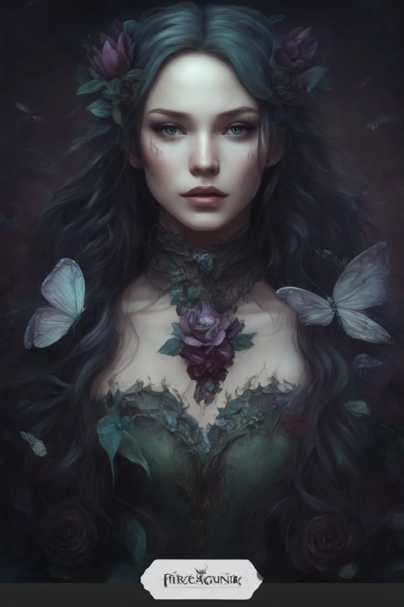 Dark burgundy red hair, elven crown, roses emerald, Water lilies, long hair,lotus ,night, Fairy princess rapunzel hair ,queen crown, dragonflies fireflies ,elven tiara ,flowers, fairy wings, gothic, red ,fairy crown,butterflies