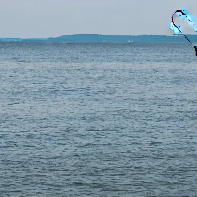 homme entrain de pêcher, vue éloigné et de coté