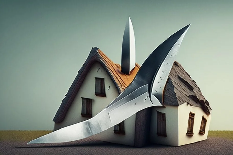 knife shaped house