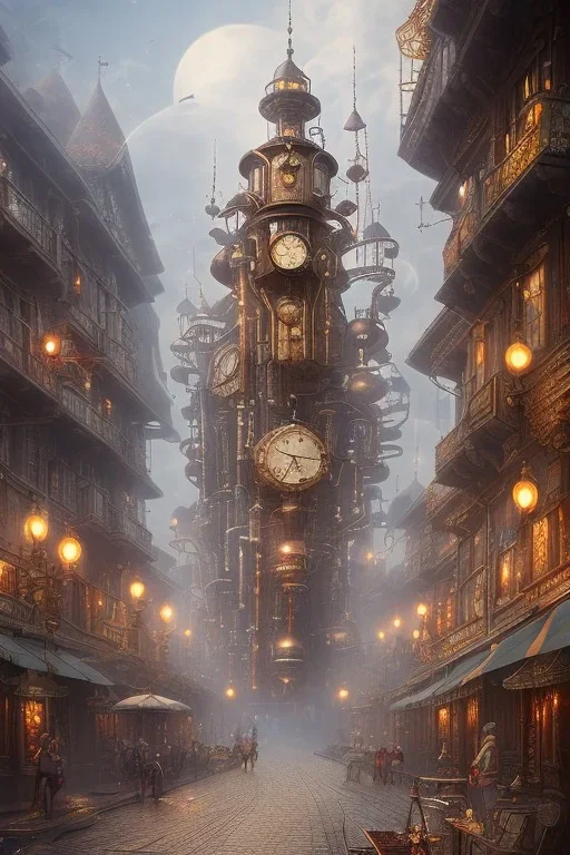 city magic steampunk