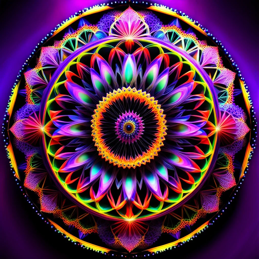3d Kaleidoscope recursive made of a metallic random color spheres turning many times likr Spirograph drawing Kaleidoscope Ruler Set creation