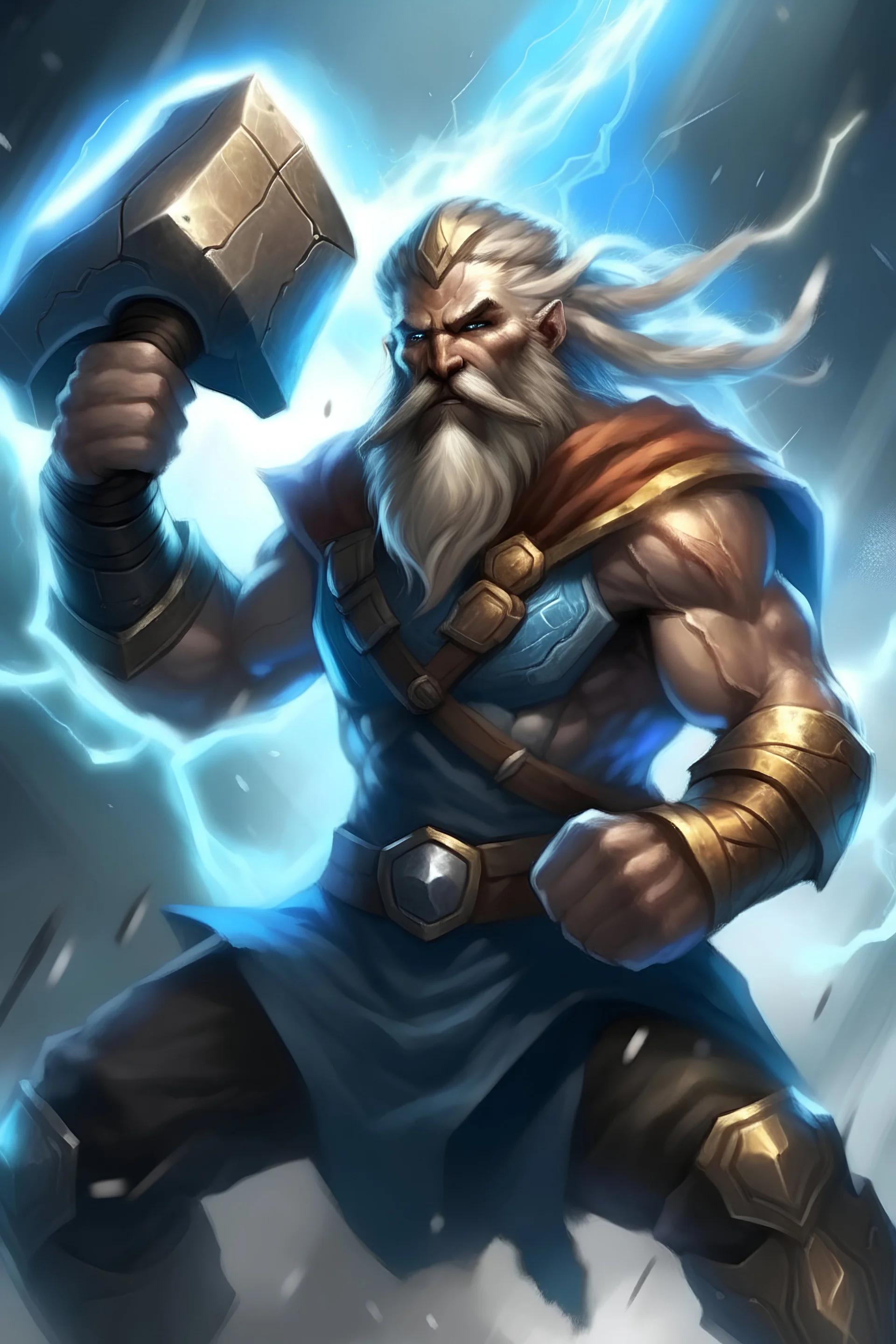 a character that has a Storm Hammer and has Superhuman mentality