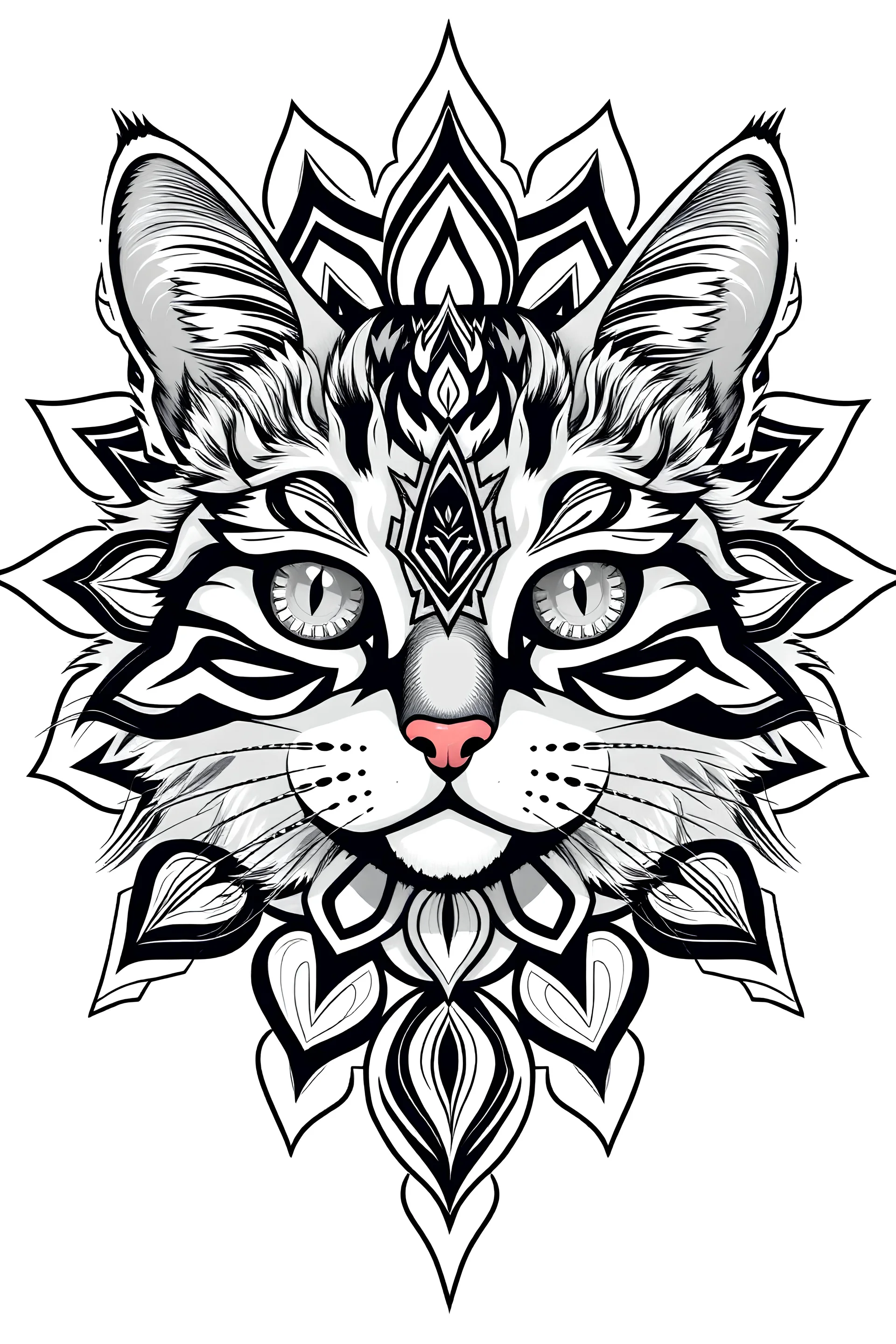 mandala katze