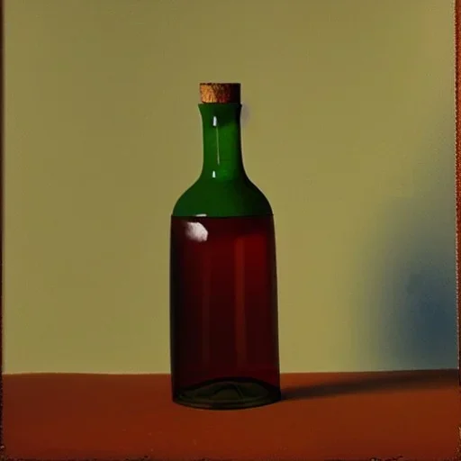 still life bottle