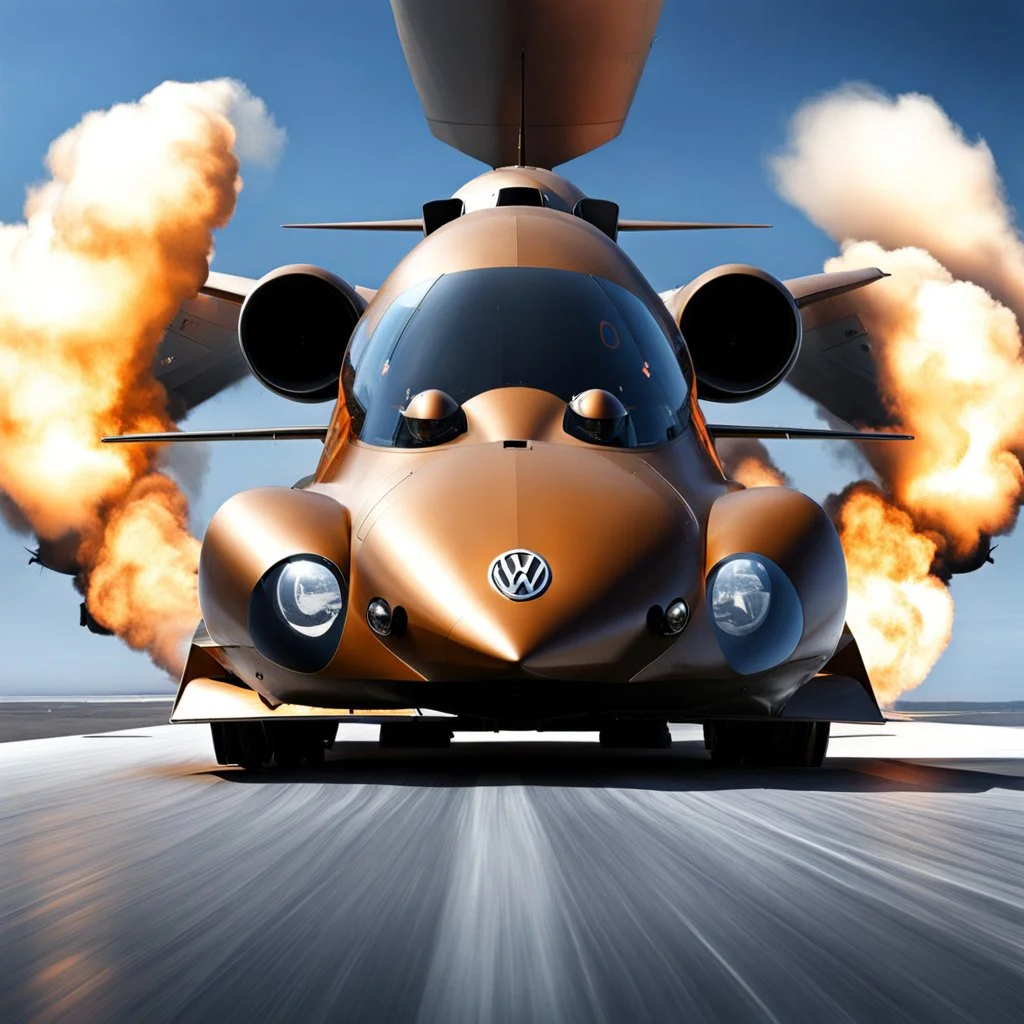 a military fighter jet designed by volkswagen \