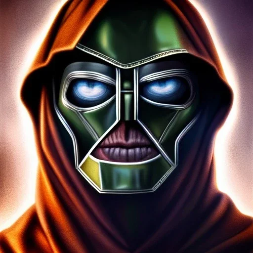 ultra detailed fullbody portrait of Doctor Doom, extremely detailed digital painting, extremely detailed face,crystal clear eyes, in the style of Ken Kelley robert e howard and pablo oliveira and Keith Parkinson , mystical colors, perfectly centered image, perfect composition, rim light, beautiful lighting,8k, stunning scene, raytracing