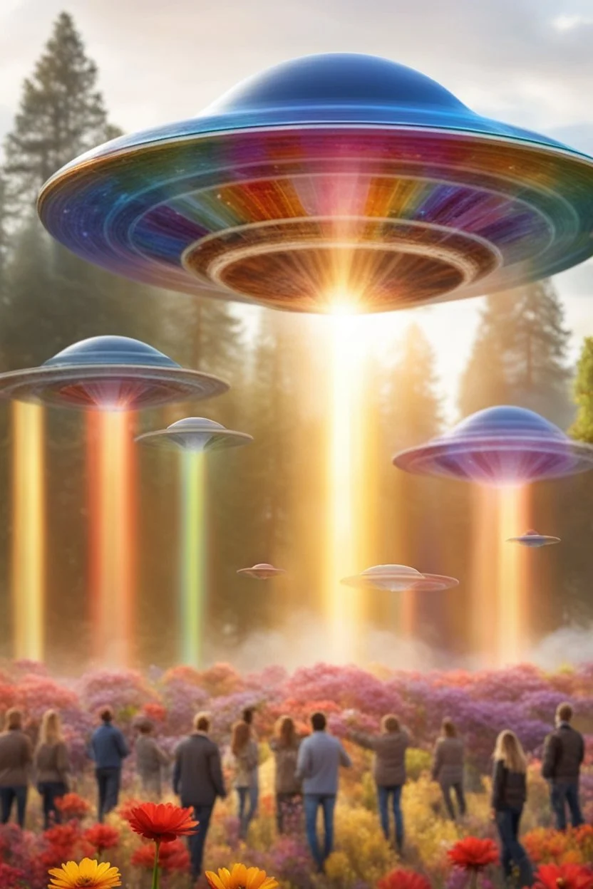 ufos rainbows,beautifuls paysages, fantastic colours, flowers gardens