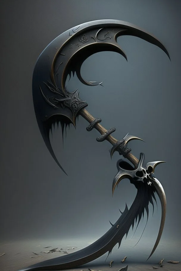 black big scythe