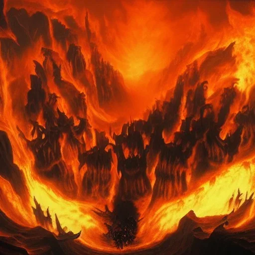 Inferno abyss of hell