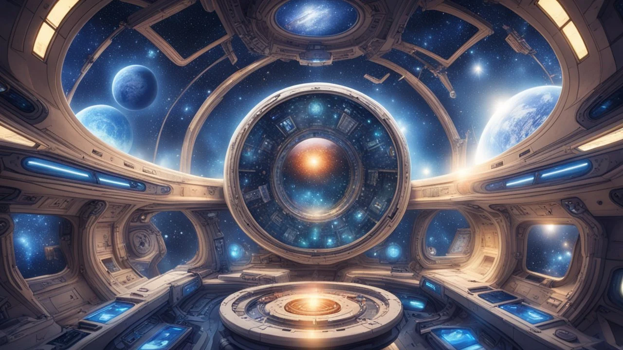 the galactic federation of world in a spaceship called solaris