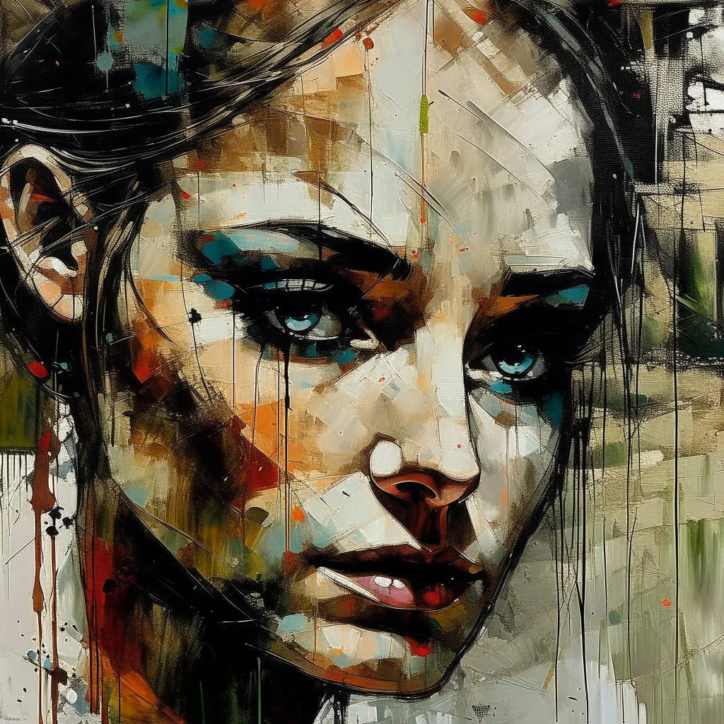 woman. Contemporary art