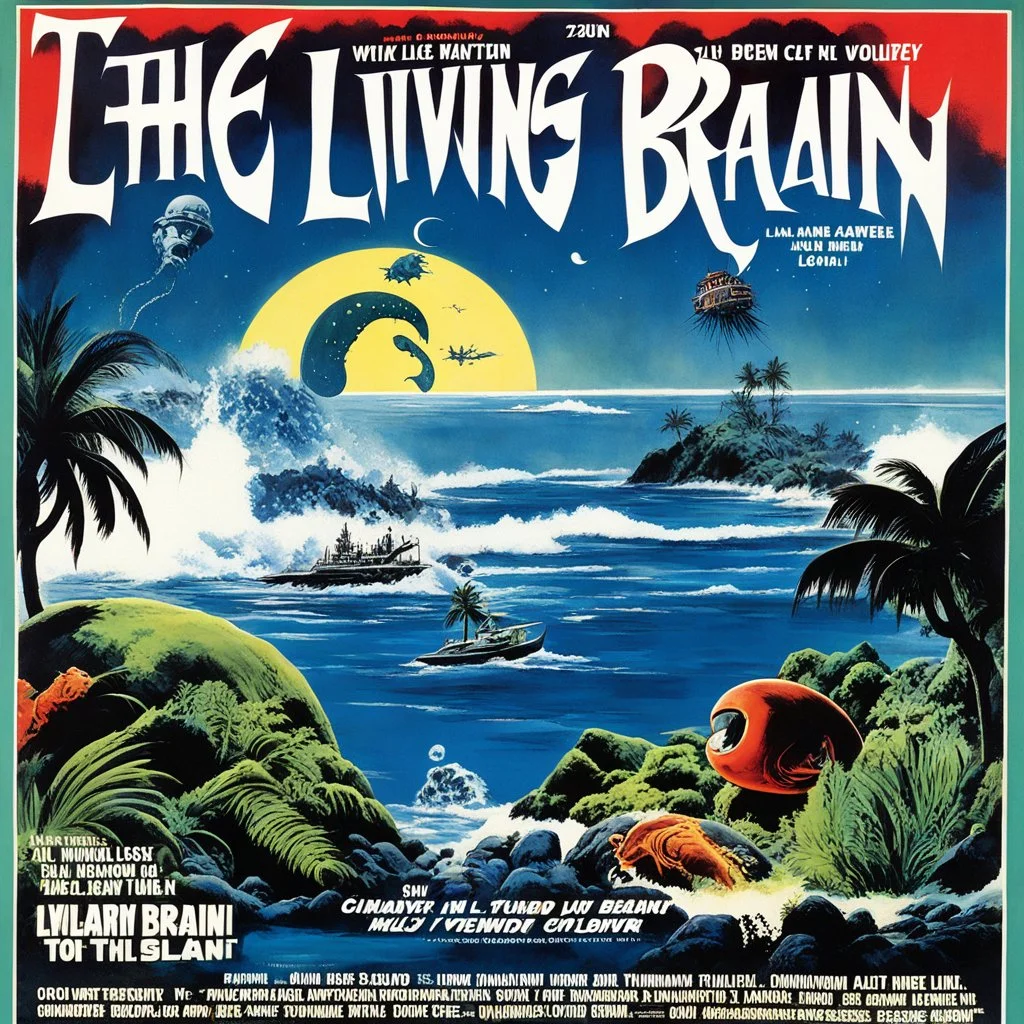 The alternate title for "The Living Brain", a 1950's B Movie story that I wrote last year, because I was anticipating the 70th Anniversary of "This Island Earth" (1955). Also, I was celebrating the 70th Anniversary of "Twenty Thousand Leagues Under the Sea" (1954) at the time.