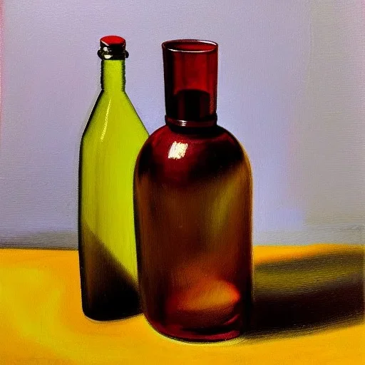 still life bottle