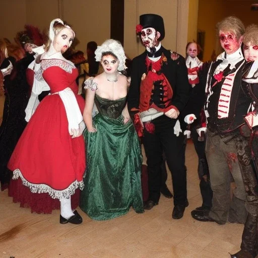 zombies at a napoleonic ball