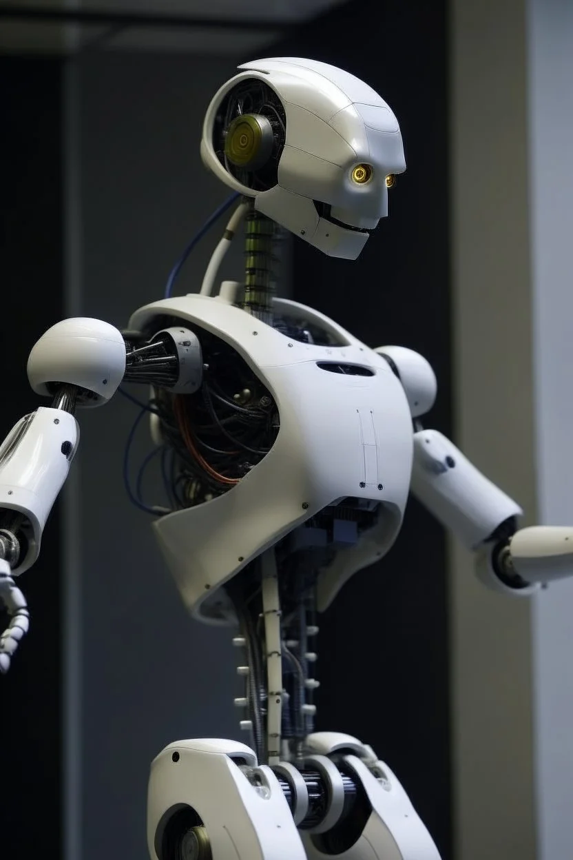 a robot surching for humanes