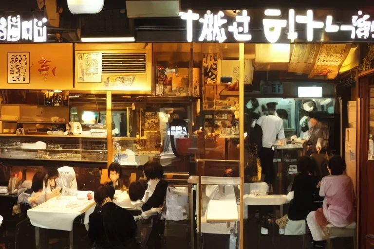 tokyo cafe in year 40000