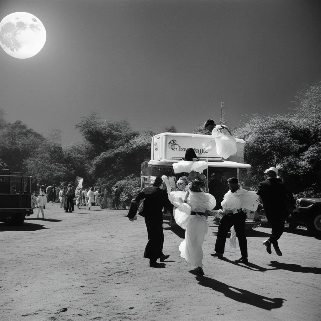 There they go off to the moon I can't afford a honeymoon, no The hustlers say, we're hustlin' backwards