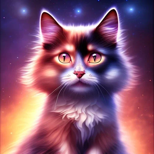 beautiful cat playing land, stunning, magnificant, sunset sky, 8k resolution, high-quality, fine-detail, detailed matte, photography, illustration, digital art, brian froud, howard lyon, greg rutowski, Anne Dittman, Anne Stokes,