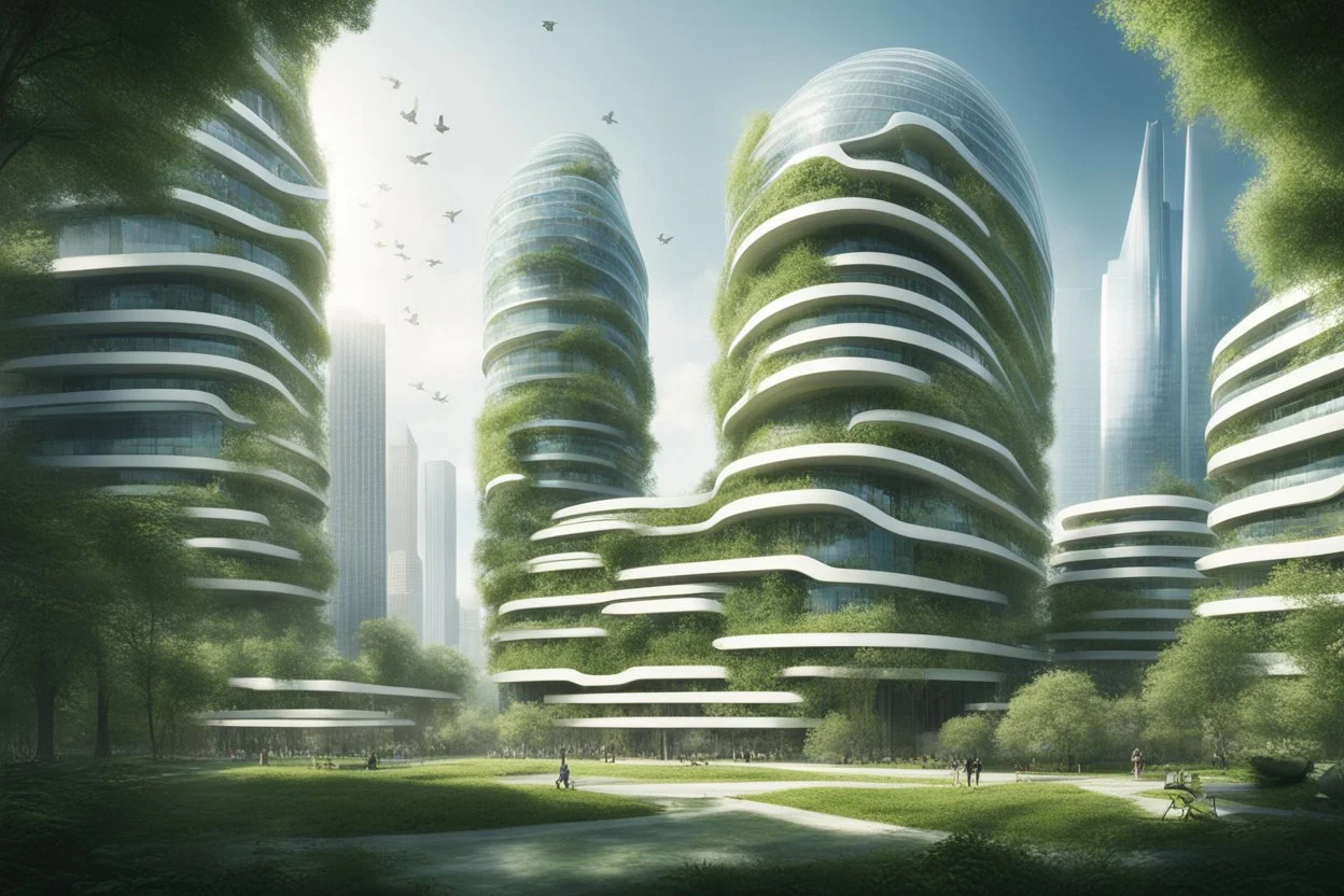здание города будущего, экологическое