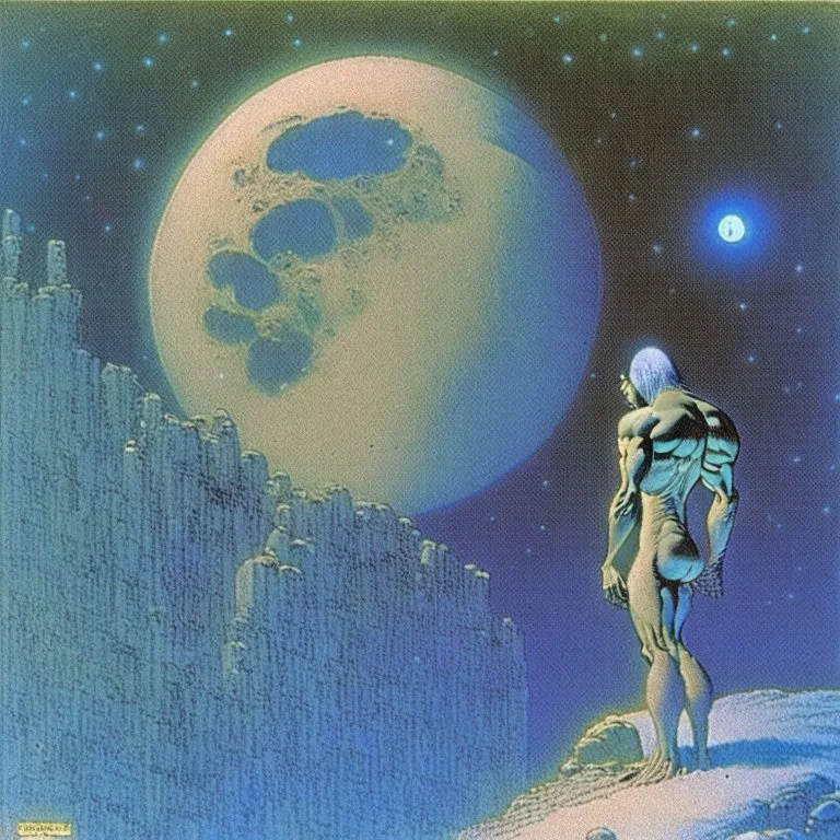 White Skin Like the Moon, by artist "Richard Corben" s 1000 --uplight --q 2