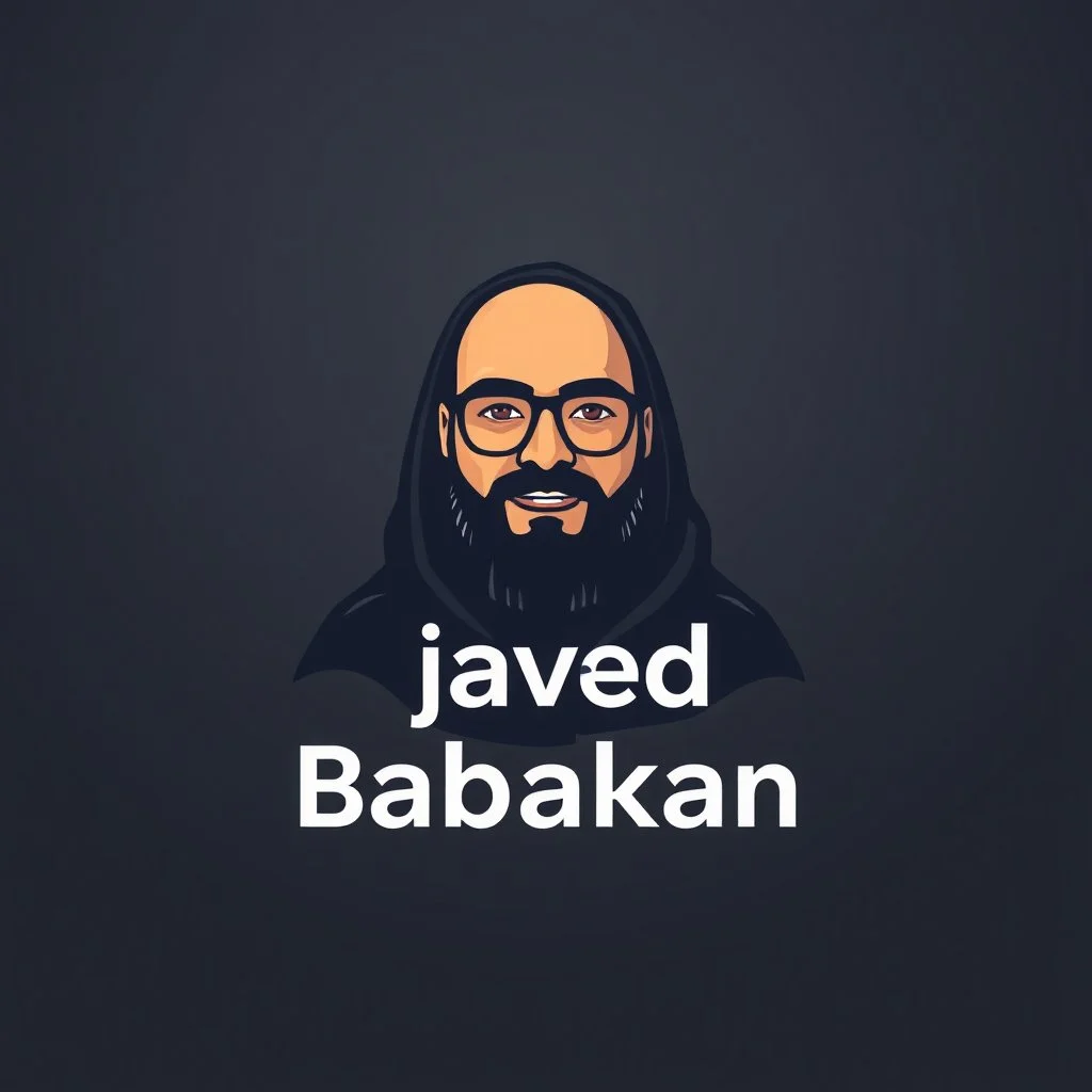 create a logo for me "javad Babakan" .i am a ai programmer artist