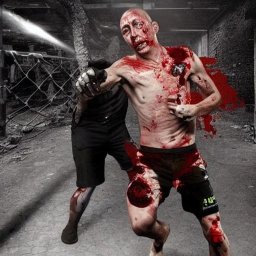 Georges st pierre in a zombie apocalypse context