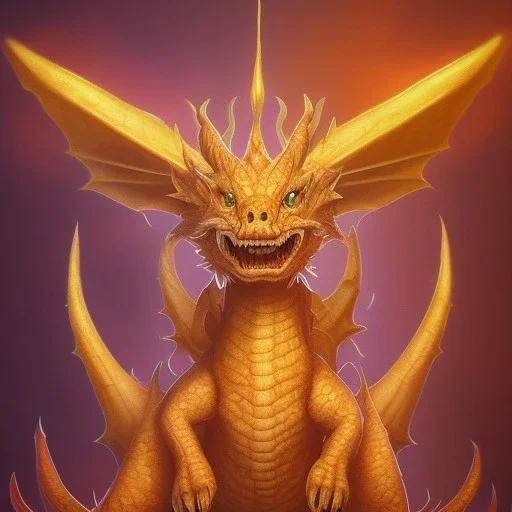 This Fire dragon has 2 horns pointing forward. Its neck is very short; Its snout is vertically very tall, very wide, very long, and smooth. Its teeth are retractable. It has sharp claws, fur, and striped scales. Its tail is very short and very wide.