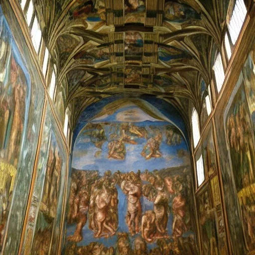 sistine chapel van gough style