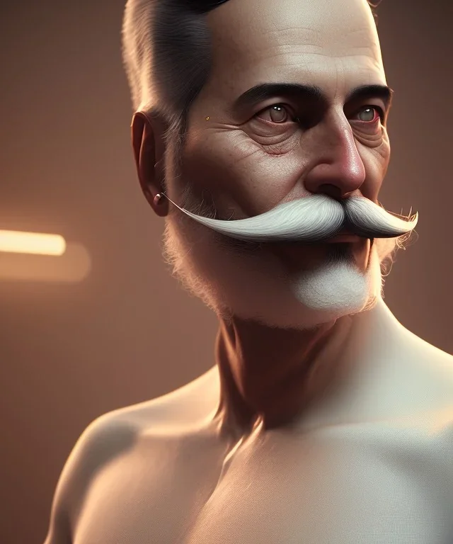 Dr. Jose Gregorio Hernandez, thin mustache, venezuelan, head and shoulders portrait, 8k resolution concept art portrait by Greg Rutkowski, Unreal Engine 5 volumetric lighting