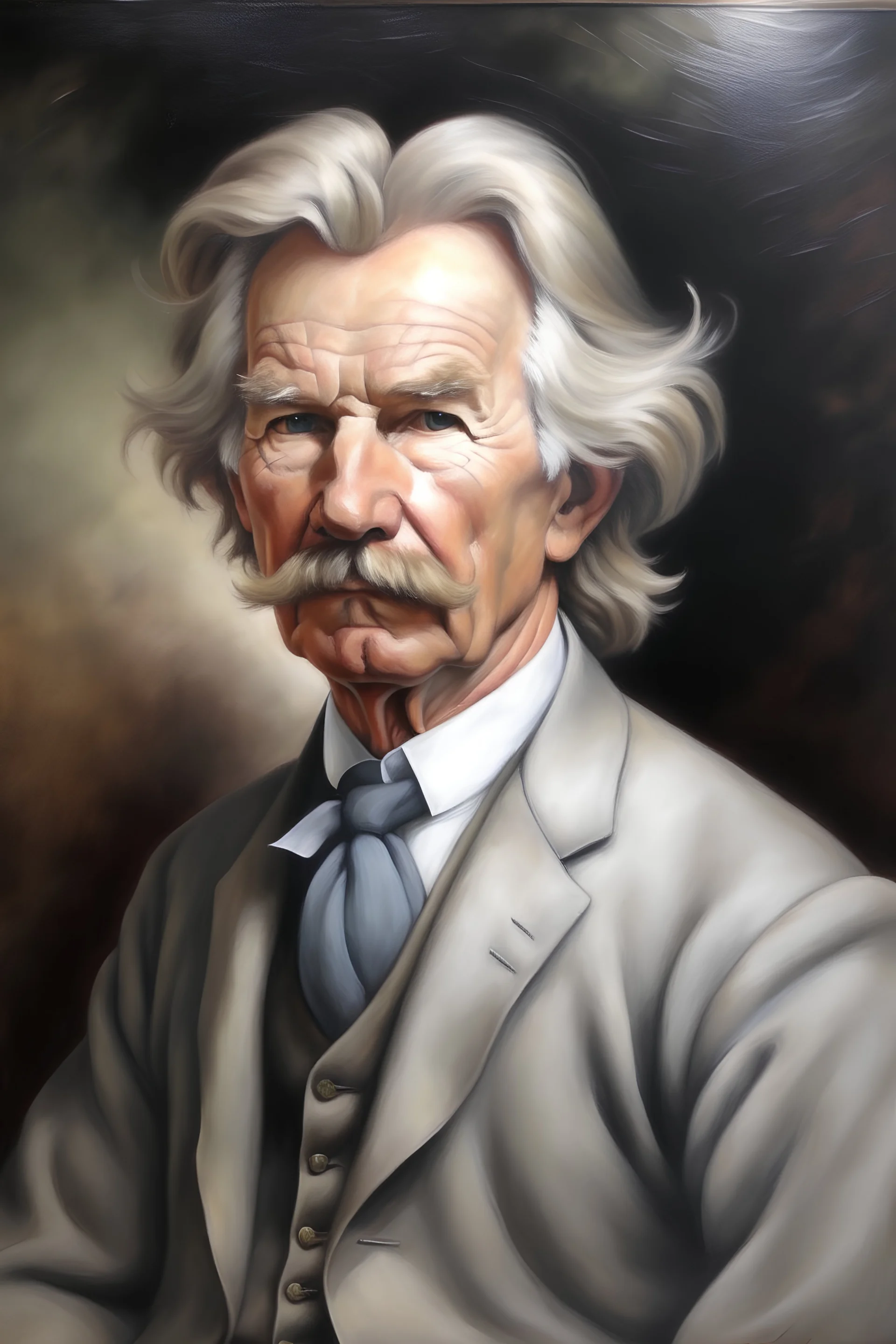 portrait of Mark Twain