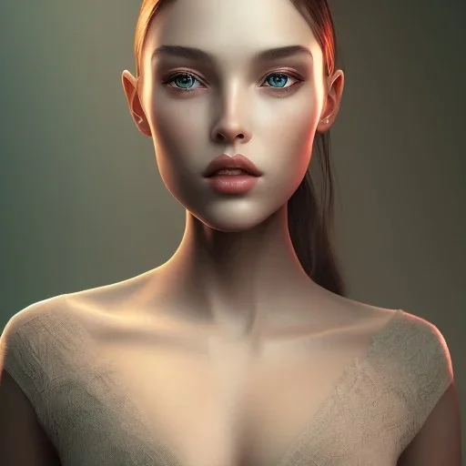 Very realistic portrait of a beautiful woman, 8k, rtx, refleksi, full body