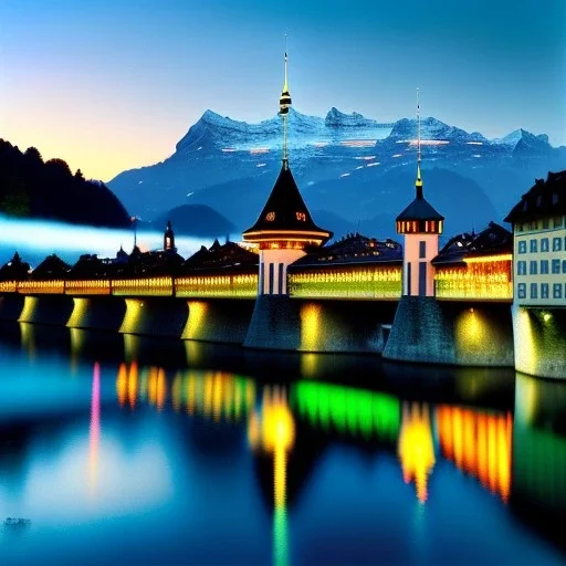 Lucerne, Switzerland,aerial view,cloudy,extremely detailed digital painting, high resolution,8k, realistic, beautiful, volumetric lighting, mystical colors ,perfectly centered image, perfect composition, rim light, beautiful lighting,masterpiece, stunning scene, raytracing, anatomically correct, in the style Van Gogh and robert e howard and Ken Kelley and Ohrai Noriyoshi and Simon Bisley and tomzj1.