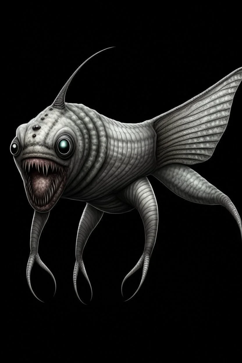 Moth / shark / human hybrid