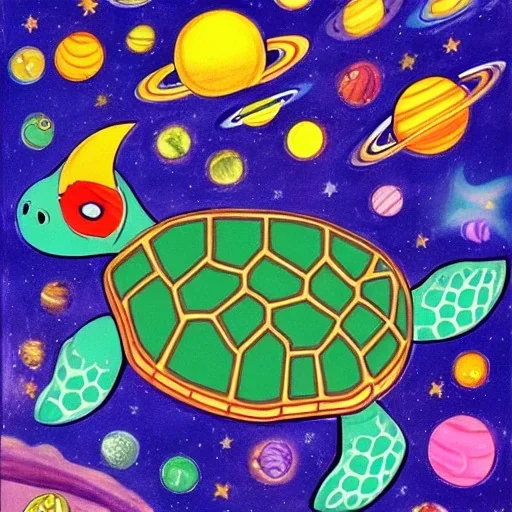 The Turtle and the Eight Planets