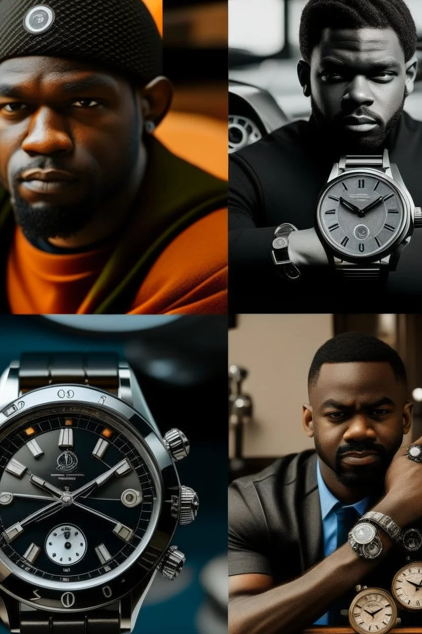 generate image of brand black owned watch companies which seem real for blog