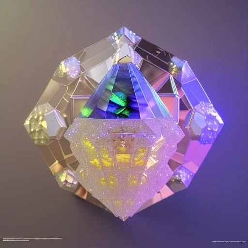 transparent crystal, crystallized,Holographic Simulation,elemental overflowing,raw sapphire with labradorite impurity, iridescent prismatic refraction, product studio shot, cinema lighting, cinema 4d, octane render, 3d render, incrate detailed,fantasy art, photo realistic, shinening light,moonstone crystal bird, iridescent, shine, epic,Fibonacci