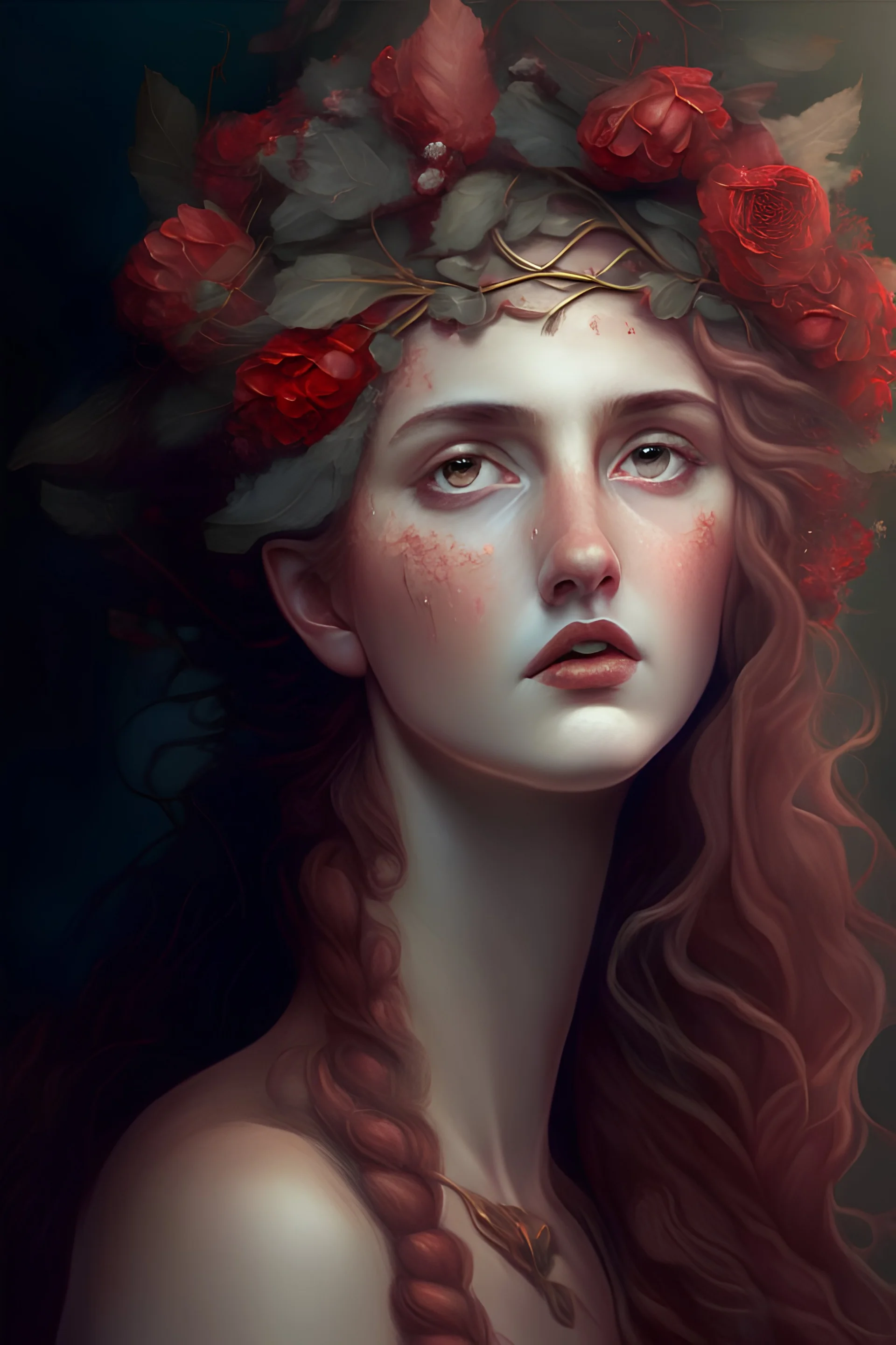 persephone as a beautiful young woman