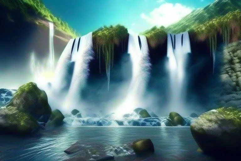 Epic waterfall