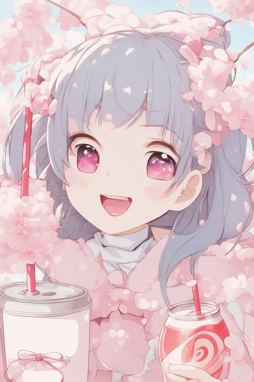 sweets,Sakura,soda,pop